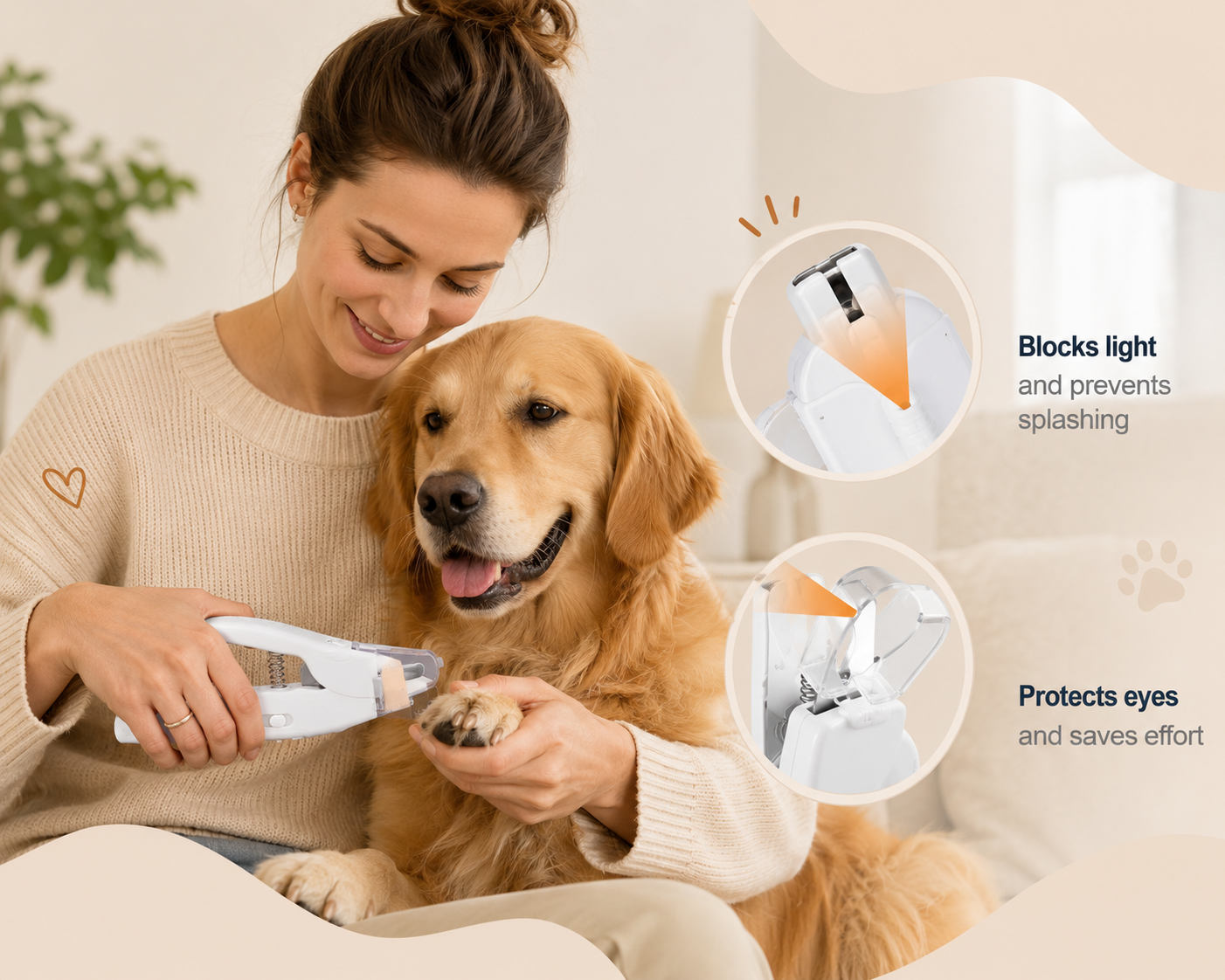 MyBuddy 2-in-1 Painless Nail Clipper &amp; Grinder