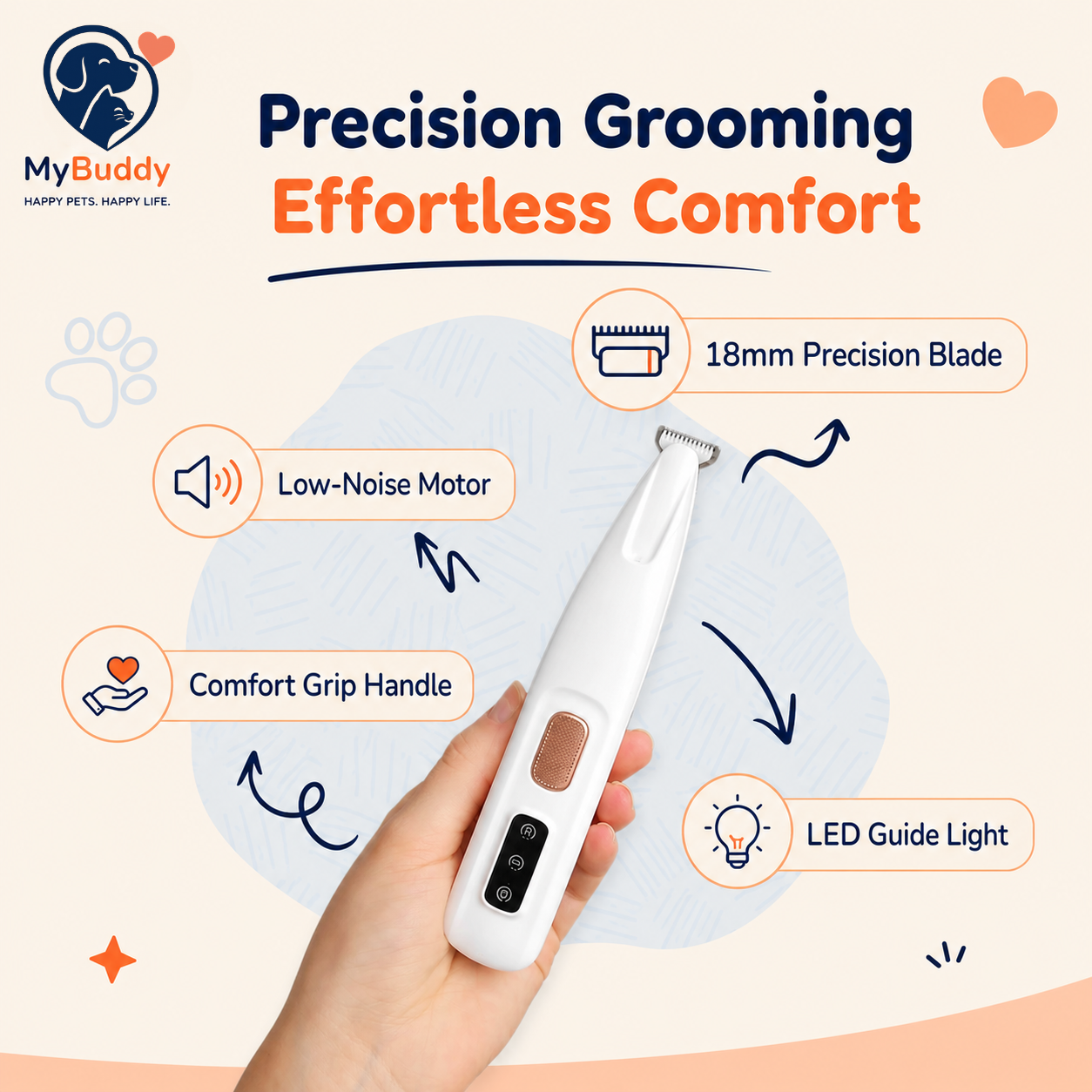 MyBuddy Pet Hair Trimmer
