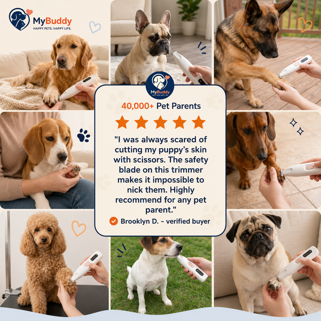 MyBuddy Pet Hair Trimmer